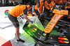 GP AUSTRIA, Lando Norris (GBR) McLaren MCL39 with flow-vis paint paint added to the front wing.

28.06.2025. Formula 1 World Championship, Rd 11, Austrian Grand Prix, Spielberg, Austria, Qualifiche Day.

- www.xpbimages.com, EMail: requests@xpbimages.com © Copyright: Moy / XPB Images
