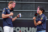 GP AUSTRIA, (L to R): Max Verstappen (NLD) Red Bull Racing e Yuki Tsunoda (JPN) Red Bull Racing on the FanZone Stage.

28.06.2025. Formula 1 World Championship, Rd 11, Austrian Grand Prix, Spielberg, Austria, Qualifiche Day.

- www.xpbimages.com, EMail: requests@xpbimages.com © Copyright: Moy / XPB Images
