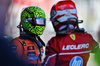 GP AUSTRIA, (L to R): Pole sitter Lando Norris (GBR) McLaren with second placed Charles Leclerc (MON) Ferrari in qualifying parc ferme.

28.06.2025. Formula 1 World Championship, Rd 11, Austrian Grand Prix, Spielberg, Austria, Qualifiche Day.

- www.xpbimages.com, EMail: requests@xpbimages.com © Copyright: Charniaux / XPB Images