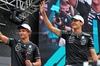 GP AUSTRIA, (L to R): Andrea Kimi Antonelli (ITA) Mercedes AMG F1 e George Russell (GBR) Mercedes AMG F1 on the FanZone Stage.

28.06.2025. Formula 1 World Championship, Rd 11, Austrian Grand Prix, Spielberg, Austria, Qualifiche Day.

- www.xpbimages.com, EMail: requests@xpbimages.com © Copyright: Moy / XPB Images