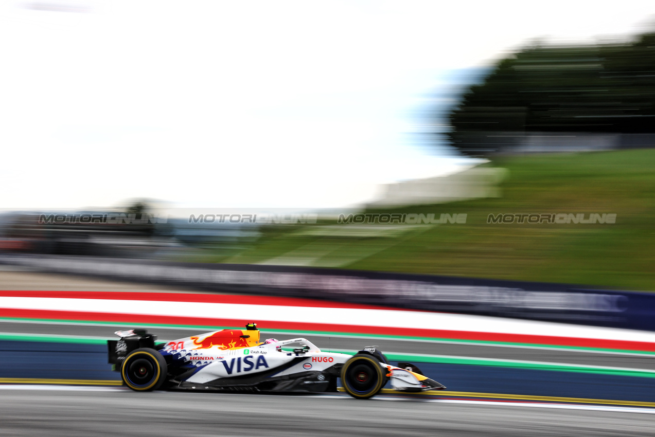 GP AUSTRIA, Liam Lawson (NZL) Racing Bulls VCARB 02.

27.06.2025. Formula 1 World Championship, Rd 11, Austrian Grand Prix, Spielberg, Austria, Practice Day.

- www.xpbimages.com, EMail: requests@xpbimages.com © Copyright: Charniaux / XPB Images