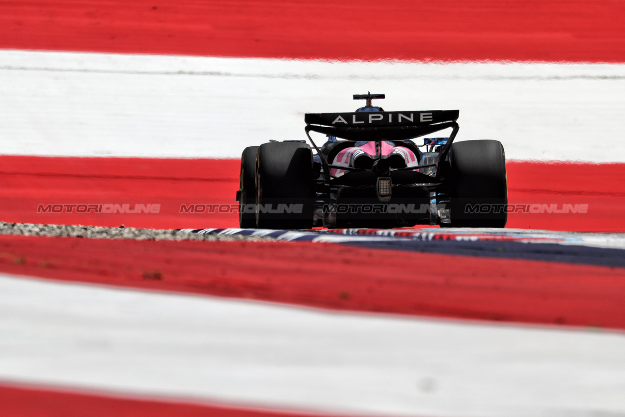 GP AUSTRIA, Pierre Gasly (FRA) Alpine F1 Team A525.

27.06.2025. Formula 1 World Championship, Rd 11, Austrian Grand Prix, Spielberg, Austria, Practice Day.

- www.xpbimages.com, EMail: requests@xpbimages.com © Copyright: Moy / XPB Images