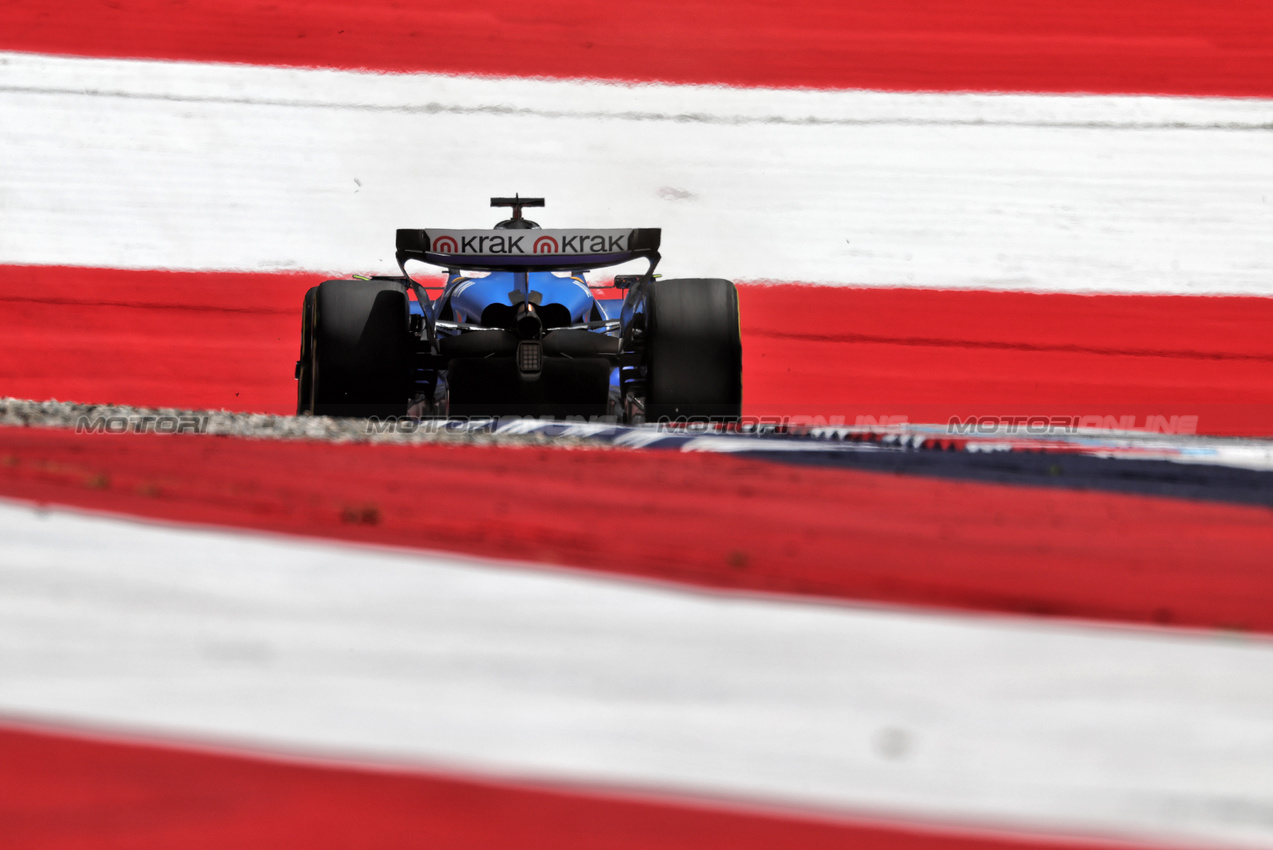 GP AUSTRIA, Alexander Albon (THA) Atlassian Williams Racing FW47.

27.06.2025. Formula 1 World Championship, Rd 11, Austrian Grand Prix, Spielberg, Austria, Practice Day.

- www.xpbimages.com, EMail: requests@xpbimages.com © Copyright: Moy / XPB Images