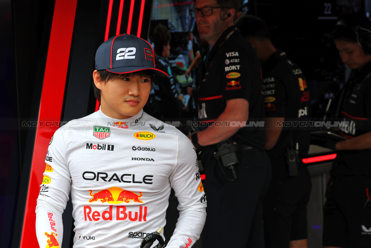 GP AUSTRIA, Yuki Tsunoda (JPN) Red Bull Racing.

27.06.2025. Formula 1 World Championship, Rd 11, Austrian Grand Prix, Spielberg, Austria, Practice Day.

- www.xpbimages.com, EMail: requests@xpbimages.com © Copyright: Batchelor / XPB Images