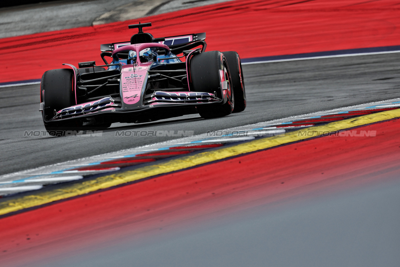 GP AUSTRIA, Pierre Gasly (FRA) Alpine F1 Team A525.

27.06.2025. Formula 1 World Championship, Rd 11, Austrian Grand Prix, Spielberg, Austria, Practice Day.

- www.xpbimages.com, EMail: requests@xpbimages.com © Copyright: Moy / XPB Images