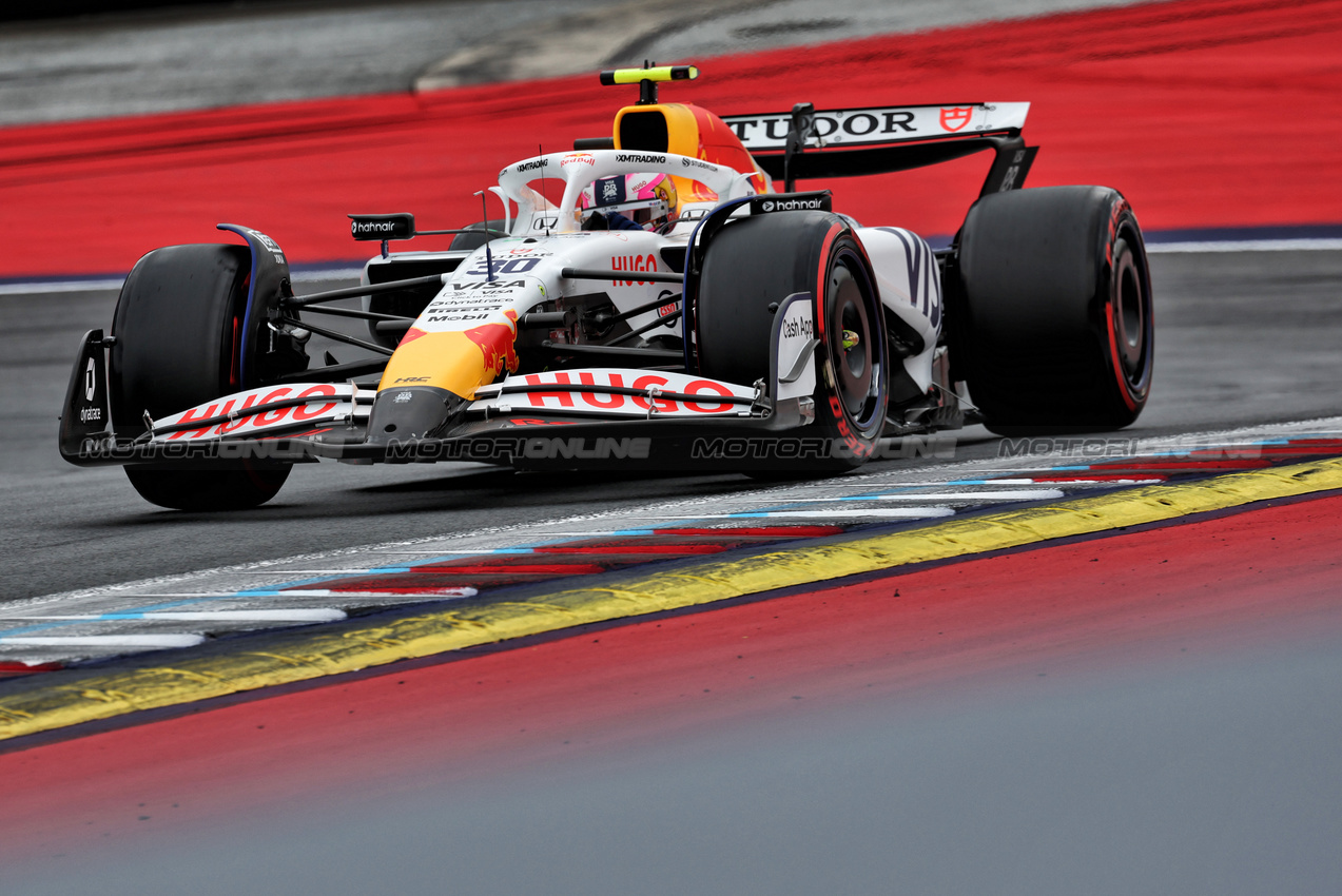 GP AUSTRIA, Liam Lawson (NZL) Racing Bulls VCARB 02.

27.06.2025. Formula 1 World Championship, Rd 11, Austrian Grand Prix, Spielberg, Austria, Practice Day.

- www.xpbimages.com, EMail: requests@xpbimages.com © Copyright: Moy / XPB Images