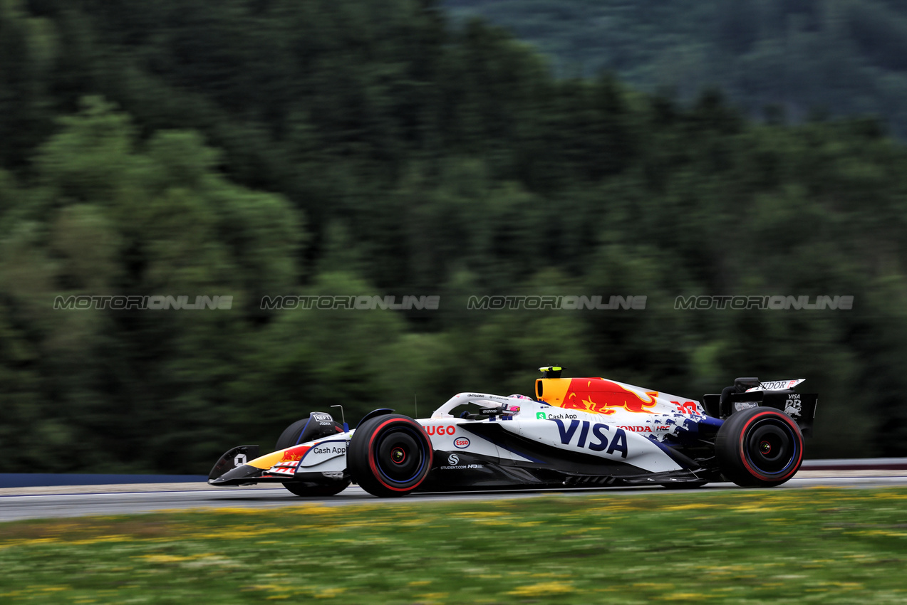 GP AUSTRIA, Liam Lawson (NZL) Racing Bulls VCARB 02.

27.06.2025. Formula 1 World Championship, Rd 11, Austrian Grand Prix, Spielberg, Austria, Practice Day.

- www.xpbimages.com, EMail: requests@xpbimages.com © Copyright: Moy / XPB Images