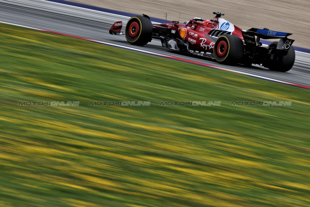 GP AUSTRIA, Charles Leclerc (MON) Ferrari SF-25.

27.06.2025. Formula 1 World Championship, Rd 11, Austrian Grand Prix, Spielberg, Austria, Practice Day.

- www.xpbimages.com, EMail: requests@xpbimages.com © Copyright: Charniaux / XPB Images