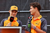 GP AUSTRIA, (L to R): Oscar Piastri (AUS) McLaren e Lando Norris (GBR) McLaren on the FanZone Stage.

27.06.2025. Formula 1 World Championship, Rd 11, Austrian Grand Prix, Spielberg, Austria, Practice Day.

- www.xpbimages.com, EMail: requests@xpbimages.com © Copyright: Moy / XPB Images