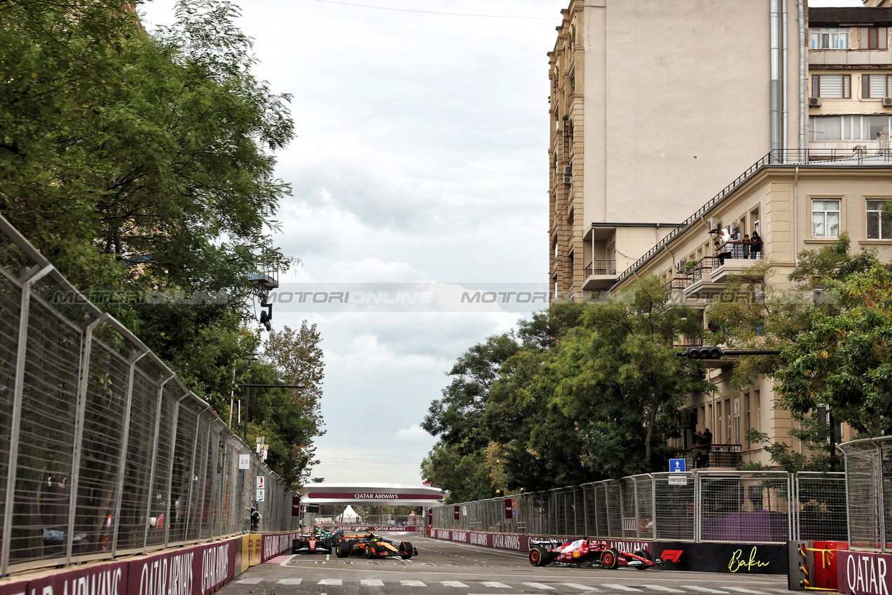 GP AZERBAIJAN, Charles Leclerc (MON) Ferrari SF-25.

21.09.2025. Formula 1 World Championship, Rd 17, Azerbaijan Grand Prix, Baku Street Circuit, Azerbaijan, Gara Day.

- www.xpbimages.com, EMail: requests@xpbimages.com © Copyright: Bearne / XPB Images
