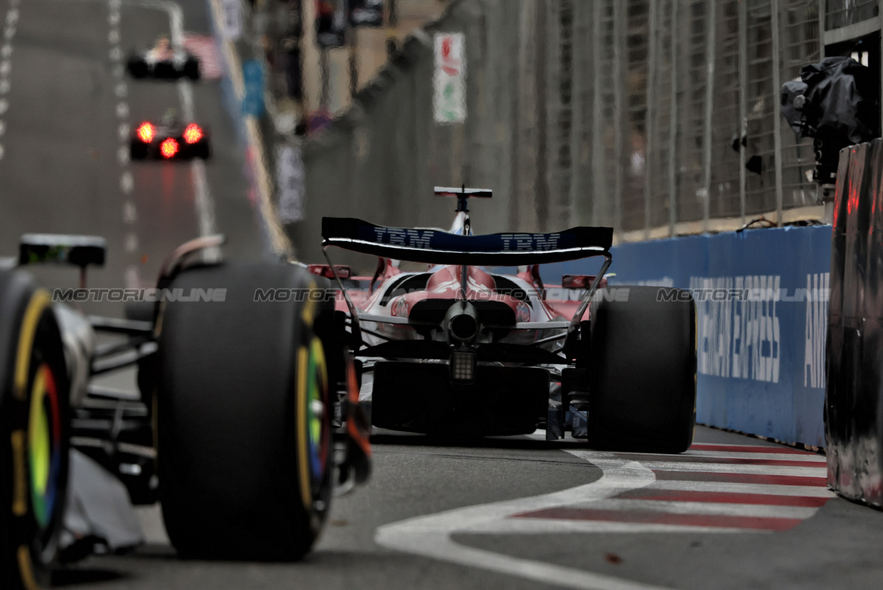 GP AZERBAIJAN, Charles Leclerc (MON) Ferrari SF-25.

21.09.2025. Formula 1 World Championship, Rd 17, Azerbaijan Grand Prix, Baku Street Circuit, Azerbaijan, Gara Day.

 - www.xpbimages.com, EMail: requests@xpbimages.com © Copyright: Rew / XPB Images