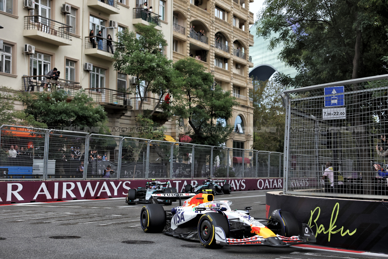 GP AZERBAIJAN, Liam Lawson (NZL) Racing Bulls VCARB 02.

21.09.2025. Formula 1 World Championship, Rd 17, Azerbaijan Grand Prix, Baku Street Circuit, Azerbaijan, Gara Day.

- www.xpbimages.com, EMail: requests@xpbimages.com © Copyright: Bearne / XPB Images