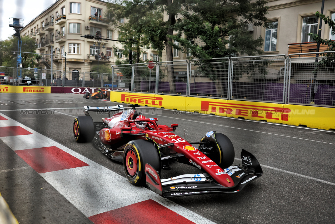 GP AZERBAIJAN, Charles Leclerc (MON) Ferrari SF-25.

21.09.2025. Formula 1 World Championship, Rd 17, Azerbaijan Grand Prix, Baku Street Circuit, Azerbaijan, Gara Day.

- www.xpbimages.com, EMail: requests@xpbimages.com © Copyright: Bearne / XPB Images