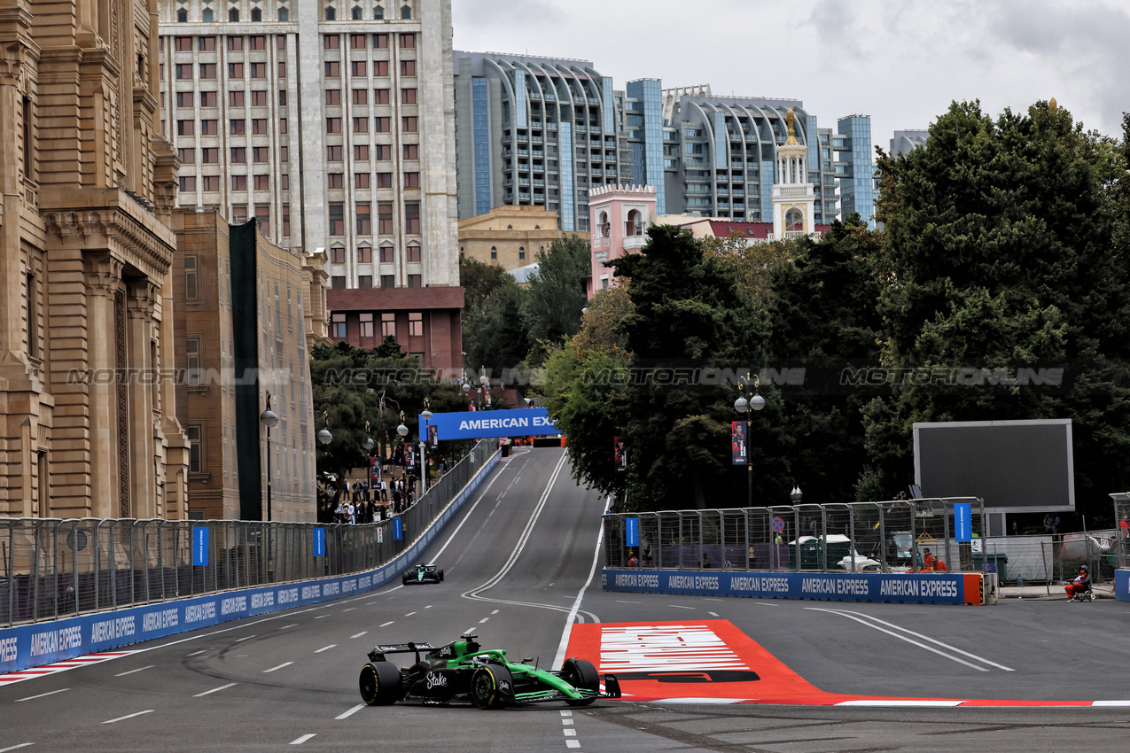 GP AZERBAIJAN, Nico Hulkenberg (GER) Sauber C45.

21.09.2025. Formula 1 World Championship, Rd 17, Azerbaijan Grand Prix, Baku Street Circuit, Azerbaijan, Gara Day.

 - www.xpbimages.com, EMail: requests@xpbimages.com © Copyright: Rew / XPB Images