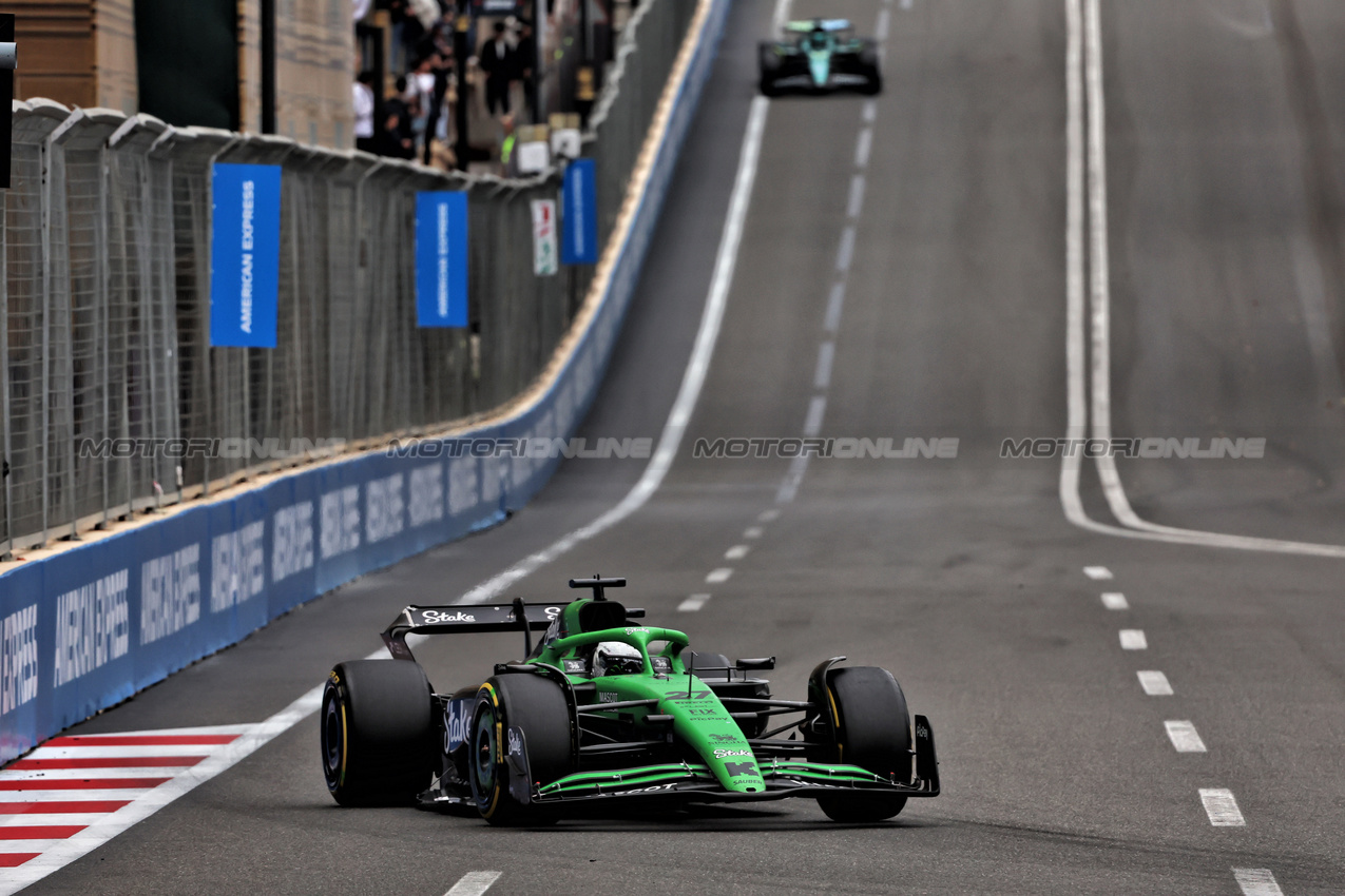GP AZERBAIJAN, Nico Hulkenberg (GER) Sauber C45.

21.09.2025. Formula 1 World Championship, Rd 17, Azerbaijan Grand Prix, Baku Street Circuit, Azerbaijan, Gara Day.

 - www.xpbimages.com, EMail: requests@xpbimages.com © Copyright: Rew / XPB Images