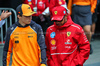 GP AZERBAIJAN, (L to R): Oscar Piastri (AUS) McLaren with Lewis Hamilton (GBR) Ferrari on the drivers' parade.

21.09.2025. Formula 1 World Championship, Rd 17, Azerbaijan Grand Prix, Baku Street Circuit, Azerbaijan, Gara Day.

- www.xpbimages.com, EMail: requests@xpbimages.com © Copyright: Batchelor / XPB Images