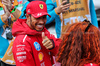 GP AZERBAIJAN, Lewis Hamilton (GBR) Ferrari on the drivers' parade.

21.09.2025. Formula 1 World Championship, Rd 17, Azerbaijan Grand Prix, Baku Street Circuit, Azerbaijan, Gara Day.

- www.xpbimages.com, EMail: requests@xpbimages.com © Copyright: Batchelor / XPB Images