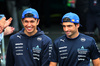 GP AZERBAIJAN, (L to R): Alexander Albon (THA) Atlassian Williams Racing with Carlos Sainz (ESP) Atlassian Williams Racing on the drivers' parade.

21.09.2025. Formula 1 World Championship, Rd 17, Azerbaijan Grand Prix, Baku Street Circuit, Azerbaijan, Gara Day.

- www.xpbimages.com, EMail: requests@xpbimages.com © Copyright: Batchelor / XPB Images