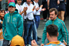 GP AZERBAIJAN, (L to R): Lance Stroll (CDN) Aston Martin F1 Team with Fernando Alonso (ESP) Aston Martin F1 Team on the drivers' parade.

21.09.2025. Formula 1 World Championship, Rd 17, Azerbaijan Grand Prix, Baku Street Circuit, Azerbaijan, Gara Day.

- www.xpbimages.com, EMail: requests@xpbimages.com © Copyright: Batchelor / XPB Images