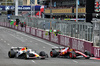 GP AZERBAIJAN, Isack Hadjar (FRA) Racing Bulls VCARB 02 e Lewis Hamilton (GBR) Ferrari SF-25 battle for position.

21.09.2025. Formula 1 World Championship, Rd 17, Azerbaijan Grand Prix, Baku Street Circuit, Azerbaijan, Gara Day.

- www.xpbimages.com, EMail: requests@xpbimages.com © Copyright: Batchelor / XPB Images