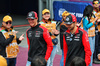 GP AZERBAIJAN, (L to R): Oliver Bearman (GBR) Haas F1 Team with Esteban Ocon (FRA) Haas F1 Team on the drivers' parade.

21.09.2025. Formula 1 World Championship, Rd 17, Azerbaijan Grand Prix, Baku Street Circuit, Azerbaijan, Gara Day.

- www.xpbimages.com, EMail: requests@xpbimages.com © Copyright: Batchelor / XPB Images