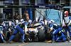 GP AZERBAIJAN, Isack Hadjar (FRA) Racing Bulls VCARB 02 makes a pit stop.

21.09.2025. Formula 1 World Championship, Rd 17, Azerbaijan Grand Prix, Baku Street Circuit, Azerbaijan, Gara Day.

- www.xpbimages.com, EMail: requests@xpbimages.com © Copyright: Batchelor / XPB Images