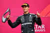 GP AZERBAIJAN, George Russell (GBR) Mercedes AMG F1 celebrates his second position on the podium.

21.09.2025. Formula 1 World Championship, Rd 17, Azerbaijan Grand Prix, Baku Street Circuit, Azerbaijan, Gara Day.

- www.xpbimages.com, EMail: requests@xpbimages.com © Copyright: Batchelor / XPB Images