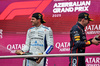 GP AZERBAIJAN, (L to R): Carlos Sainz (ESP) Atlassian Williams Racing celebrates his third position on the podium with vincitore Max Verstappen (NLD) Red Bull Racing.

21.09.2025. Formula 1 World Championship, Rd 17, Azerbaijan Grand Prix, Baku Street Circuit, Azerbaijan, Gara Day.

- www.xpbimages.com, EMail: requests@xpbimages.com © Copyright: Charniaux / XPB Images