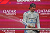 GP AZERBAIJAN, Carlos Sainz (ESP) Atlassian Williams Racing celebrates his third position on the podium.

21.09.2025. Formula 1 World Championship, Rd 17, Azerbaijan Grand Prix, Baku Street Circuit, Azerbaijan, Gara Day.

 - www.xpbimages.com, EMail: requests@xpbimages.com © Copyright: Rew / XPB Images