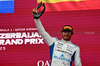 GP AZERBAIJAN, Carlos Sainz (ESP) Atlassian Williams Racing celebrates his third position on the podium.

21.09.2025. Formula 1 World Championship, Rd 17, Azerbaijan Grand Prix, Baku Street Circuit, Azerbaijan, Gara Day.

 - www.xpbimages.com, EMail: requests@xpbimages.com © Copyright: Rew / XPB Images
