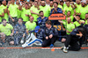 GP AZERBAIJAN, Carlos Sainz (ESP) Atlassian Williams Racing celebrates his third position with James Vowles (GBR) Atlassian Williams Racing Team Principal; team mate Alexander Albon (THA) Atlassian Williams Racing, e the team.

21.09.2025. Formula 1 World Championship, Rd 17, Azerbaijan Grand Prix, Baku Street Circuit, Azerbaijan, Gara Day.

- www.xpbimages.com, EMail: requests@xpbimages.com © Copyright: Bearne / XPB Images