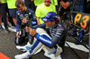 GP AZERBAIJAN, Carlos Sainz (ESP) Atlassian Williams Racing celebrates his third position with the team.

21.09.2025. Formula 1 World Championship, Rd 17, Azerbaijan Grand Prix, Baku Street Circuit, Azerbaijan, Gara Day.

- www.xpbimages.com, EMail: requests@xpbimages.com © Copyright: Bearne / XPB Images