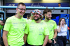 GP AZERBAIJAN, Atlassian Williams Racing celebrate third position for Carlos Sainz (ESP) Atlassian Williams Racing.

21.09.2025. Formula 1 World Championship, Rd 17, Azerbaijan Grand Prix, Baku Street Circuit, Azerbaijan, Gara Day.

- www.xpbimages.com, EMail: requests@xpbimages.com © Copyright: Bearne / XPB Images