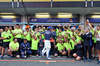 GP AZERBAIJAN, Carlos Sainz (ESP) Atlassian Williams Racing celebrates his third position with the team.

21.09.2025. Formula 1 World Championship, Rd 17, Azerbaijan Grand Prix, Baku Street Circuit, Azerbaijan, Gara Day.

- www.xpbimages.com, EMail: requests@xpbimages.com © Copyright: Bearne / XPB Images
