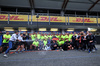 GP AZERBAIJAN, Carlos Sainz (ESP) Atlassian Williams Racing celebrates his third position with the team.

21.09.2025. Formula 1 World Championship, Rd 17, Azerbaijan Grand Prix, Baku Street Circuit, Azerbaijan, Gara Day.

 - www.xpbimages.com, EMail: requests@xpbimages.com © Copyright: Rew / XPB Images