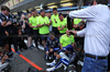 GP AZERBAIJAN, Carlos Sainz (ESP) Atlassian Williams Racing celebrates his third position with the team.

21.09.2025. Formula 1 World Championship, Rd 17, Azerbaijan Grand Prix, Baku Street Circuit, Azerbaijan, Gara Day.

 - www.xpbimages.com, EMail: requests@xpbimages.com © Copyright: Rew / XPB Images