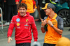 GP AZERBAIJAN, (L to R): Charles Leclerc (MON) Ferrari with Oscar Piastri (AUS) McLaren on the drivers' parade.

21.09.2025. Formula 1 World Championship, Rd 17, Azerbaijan Grand Prix, Baku Street Circuit, Azerbaijan, Gara Day.

- www.xpbimages.com, EMail: requests@xpbimages.com © Copyright: Batchelor / XPB Images
