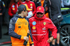 GP AZERBAIJAN, (L to R): Oscar Piastri (AUS) McLaren with Lewis Hamilton (GBR) Ferrari on the drivers' parade.

21.09.2025. Formula 1 World Championship, Rd 17, Azerbaijan Grand Prix, Baku Street Circuit, Azerbaijan, Gara Day.

- www.xpbimages.com, EMail: requests@xpbimages.com © Copyright: Batchelor / XPB Images