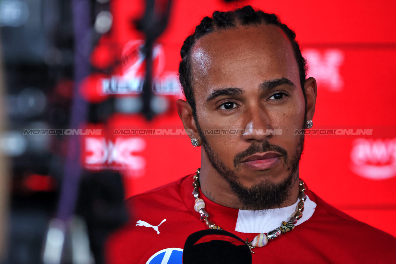 GP AZERBAIJAN, Lewis Hamilton (GBR) Ferrari.

18.09.2025. Formula 1 World Championship, Rd 17, Azerbaijan Grand Prix, Baku Street Circuit, Azerbaijan, Preparation Day.

 - www.xpbimages.com, EMail: requests@xpbimages.com © Copyright: Rew / XPB Images