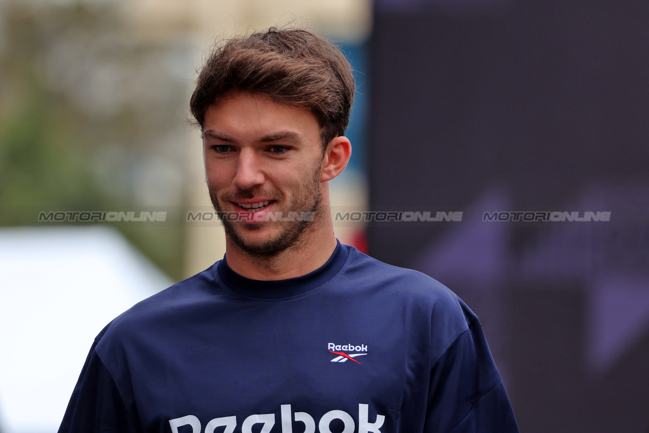 GP AZERBAIJAN, Pierre Gasly (FRA) Alpine F1 Team.

18.09.2025. Formula 1 World Championship, Rd 17, Azerbaijan Grand Prix, Baku Street Circuit, Azerbaijan, Preparation Day.

 - www.xpbimages.com, EMail: requests@xpbimages.com © Copyright: Rew / XPB Images
