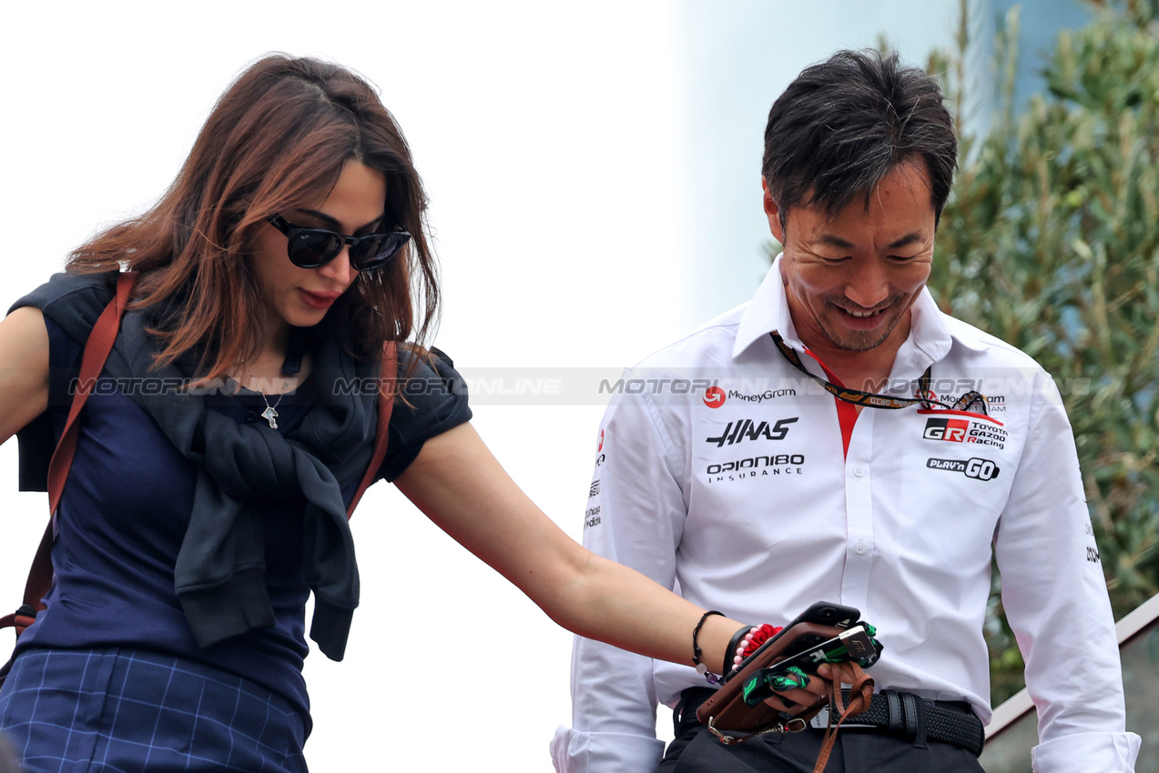 GP AZERBAIJAN, Ayao Komatsu (JPN) Haas F1 Team Principal.

18.09.2025. Formula 1 World Championship, Rd 17, Azerbaijan Grand Prix, Baku Street Circuit, Azerbaijan, Preparation Day.

- www.xpbimages.com, EMail: requests@xpbimages.com © Copyright: Bearne / XPB Images