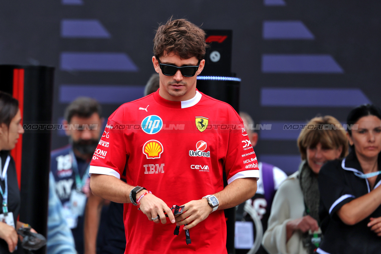 GP AZERBAIJAN, Charles Leclerc (MON) Ferrari.

18.09.2025. Formula 1 World Championship, Rd 17, Azerbaijan Grand Prix, Baku Street Circuit, Azerbaijan, Preparation Day.

 - www.xpbimages.com, EMail: requests@xpbimages.com © Copyright: Rew / XPB Images