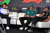 GP AZERBAIJAN, (L to R): Liam Lawson (NZL) Racing Bulls; Lance Stroll (CDN) Aston Martin F1 Team; e Andrea Kimi Antonelli (ITA) Mercedes AMG F1, in the FIA Press Conference.

18.09.2025. Formula 1 World Championship, Rd 17, Azerbaijan Grand Prix, Baku Street Circuit, Azerbaijan, Preparation Day.

 - www.xpbimages.com, EMail: requests@xpbimages.com © Copyright: Rew / XPB Images