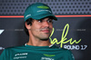 GP AZERBAIJAN, Lance Stroll (CDN) Aston Martin F1 Team in the FIA Press Conference.

18.09.2025. Formula 1 World Championship, Rd 17, Azerbaijan Grand Prix, Baku Street Circuit, Azerbaijan, Preparation Day.

 - www.xpbimages.com, EMail: requests@xpbimages.com © Copyright: Rew / XPB Images