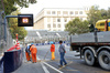 GP AZERBAIJAN, Circuit Atmosfera - track repairs.

18.09.2025. Formula 1 World Championship, Rd 17, Azerbaijan Grand Prix, Baku Street Circuit, Azerbaijan, Preparation Day.

- www.xpbimages.com, EMail: requests@xpbimages.com © Copyright: Bearne / XPB Images