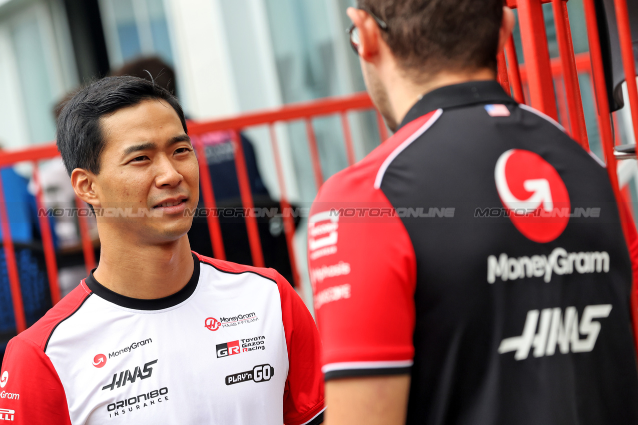 GP AZERBAIJAN, Ryo Hirakawa (JPN) Haas F1 Team Reserve Driver.

20.09.2025. Formula 1 World Championship, Rd 17, Azerbaijan Grand Prix, Baku Street Circuit, Azerbaijan, Qualifiche Day.

- www.xpbimages.com, EMail: requests@xpbimages.com © Copyright: Bearne / XPB Images
