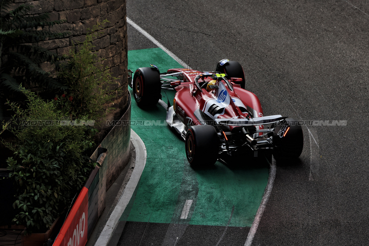 GP AZERBAIJAN, Lewis Hamilton (GBR) Ferrari SF-25.

20.09.2025. Formula 1 World Championship, Rd 17, Azerbaijan Grand Prix, Baku Street Circuit, Azerbaijan, Qualifiche Day.

 - www.xpbimages.com, EMail: requests@xpbimages.com © Copyright: Rew / XPB Images