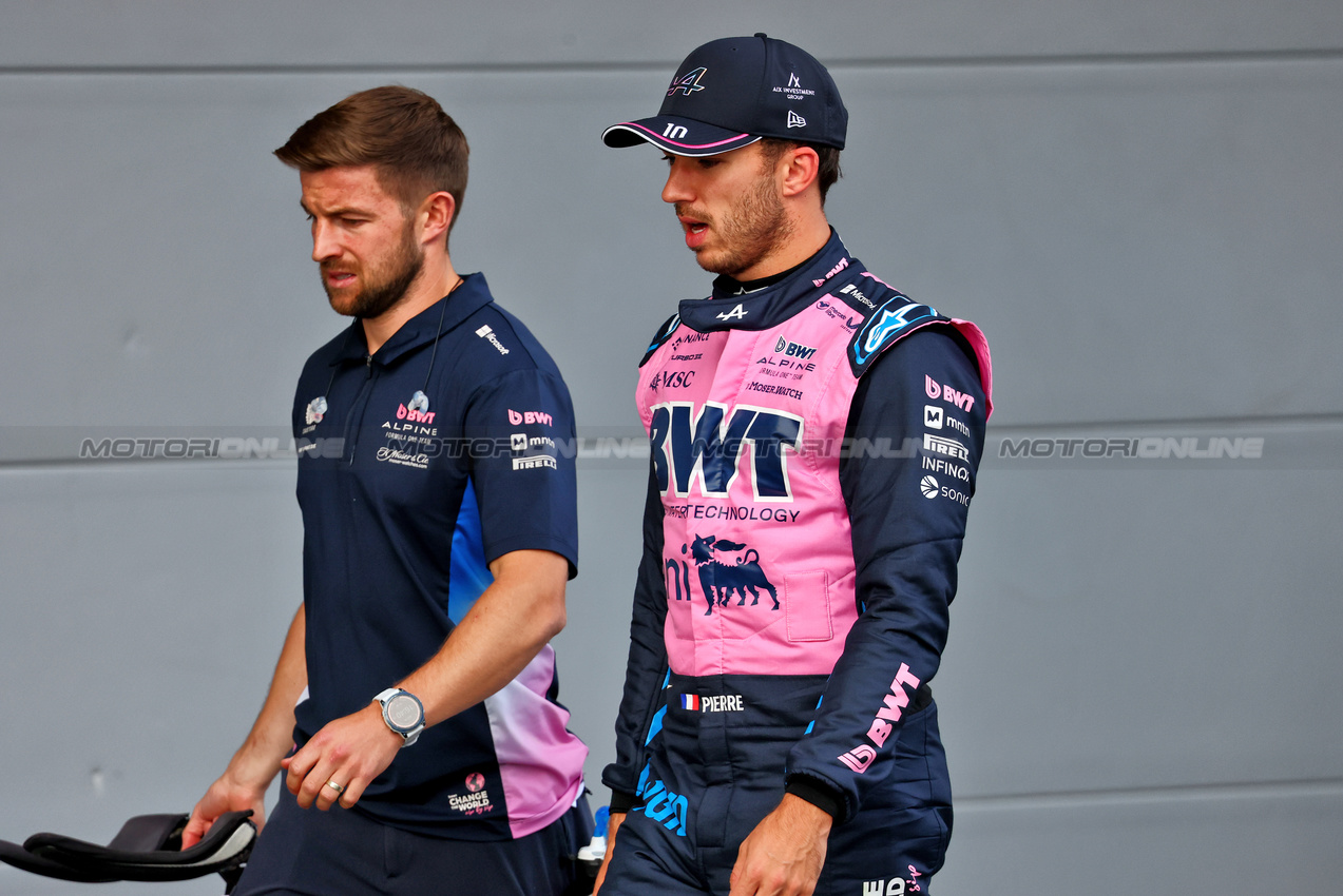 GP AZERBAIJAN, Pierre Gasly (FRA) Alpine F1 Team.

20.09.2025. Formula 1 World Championship, Rd 17, Azerbaijan Grand Prix, Baku Street Circuit, Azerbaijan, Qualifiche Day.

- www.xpbimages.com, EMail: requests@xpbimages.com © Copyright: Batchelor / XPB Images