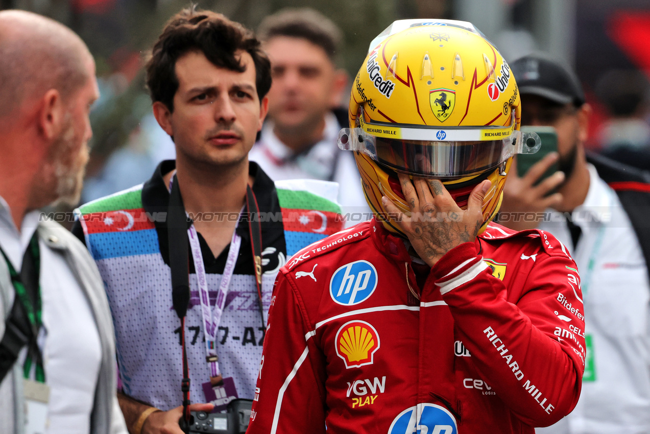 GP AZERBAIJAN, Lewis Hamilton (GBR) Ferrari.

20.09.2025. Formula 1 World Championship, Rd 17, Azerbaijan Grand Prix, Baku Street Circuit, Azerbaijan, Qualifiche Day.

- www.xpbimages.com, EMail: requests@xpbimages.com © Copyright: Charniaux / XPB Images
