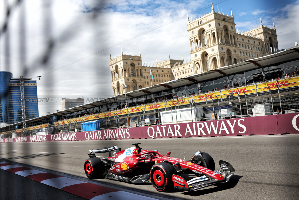 GP AZERBAIJAN, Charles Leclerc (MON) Ferrari SF-25.

20.09.2025. Formula 1 World Championship, Rd 17, Azerbaijan Grand Prix, Baku Street Circuit, Azerbaijan, Qualifiche Day.

- www.xpbimages.com, EMail: requests@xpbimages.com © Copyright: Bearne / XPB Images